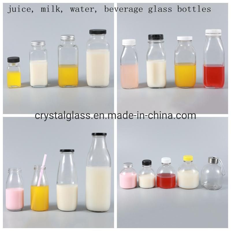 China Factory Beverage Bottle Supplier 5oz 10oz 14oz 300ml 500ml 750ml Glass Water Bottle