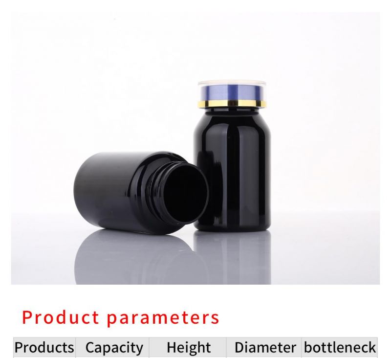 80ml-150ml Wholesale Quality Custom Plastic Capsule Pet Medicine Bottles