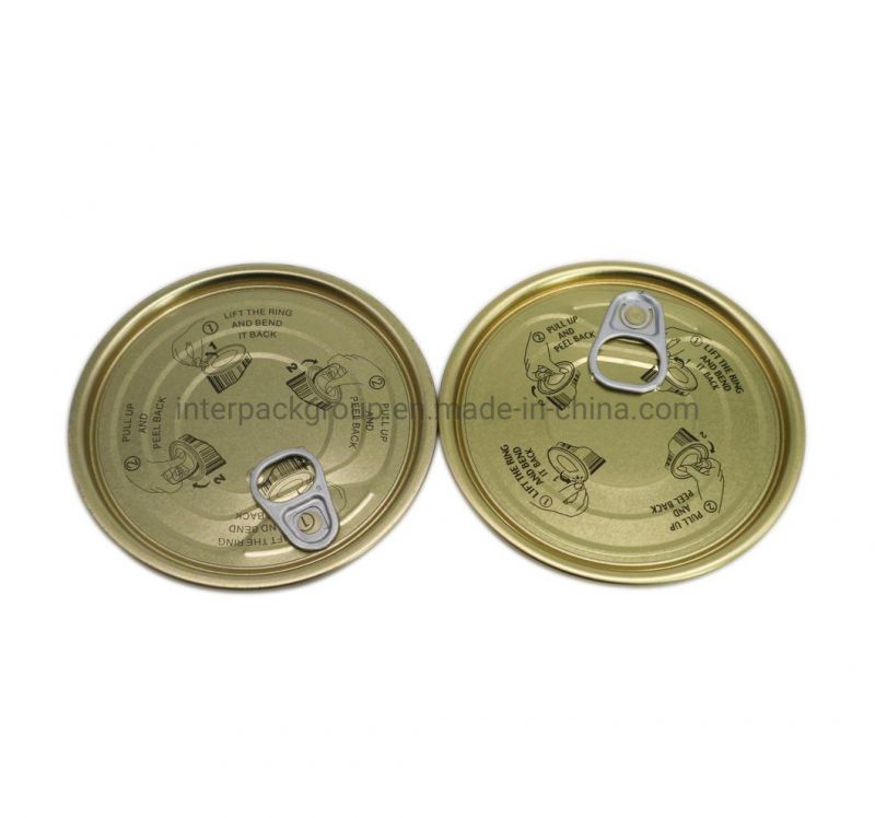 Tinplate Can Cover Easy Open Lid for Food Packing