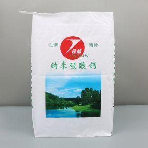 Custom Woven Plastic Color Printed Valve Pocket Packaging Bag