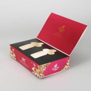 Book-Styled Folding Whitening Essence Packaging Boxes