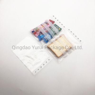 LDPE Writable Zip Lock Back Writeable Zip Lock Bag