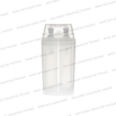 Winpack Best Selling Clear Empty Double Chamber Airless Bottle Packaging 30ml