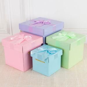 Snacks Square World Cover Candy Packaging Gift Box Wedding Candy Portable Paper Box