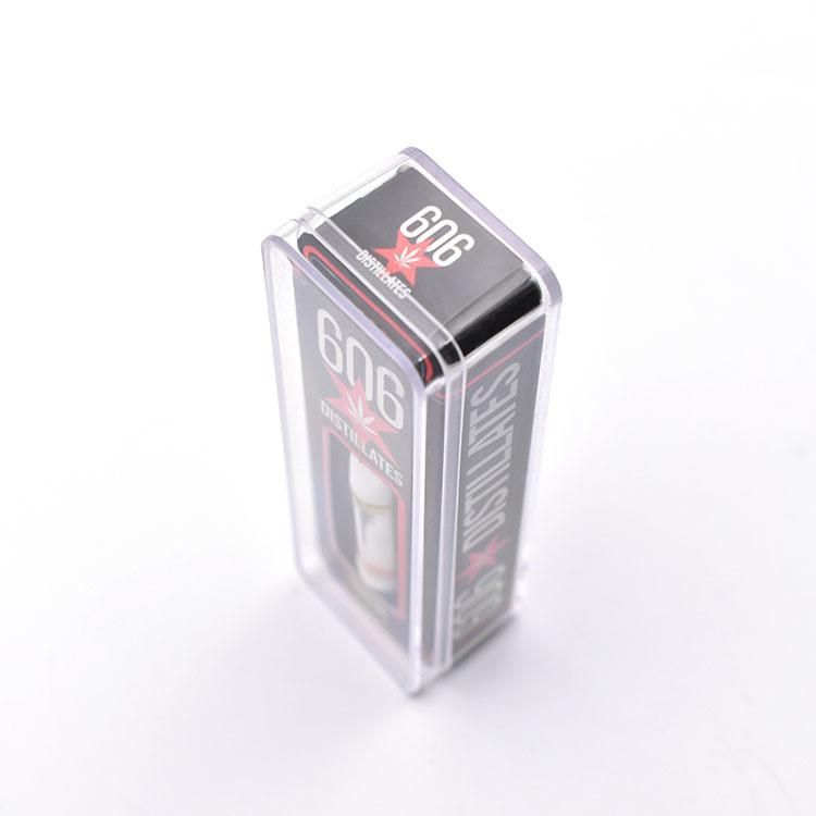 Customized Vape Cartridge Packaging Clear Box for 0.5ml 1ml