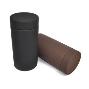 Food Grade Empty Plastic Black HDPE Bottle for Protein Power