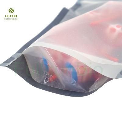 100% Biodegradable Composite Stand up Pouch Clear Translucent Tobacco Leaf Hemp Weed Compostable Snack Vacuum Zipper Food Packaging Plastic Bag