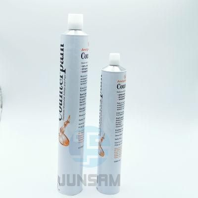 Pharmaceutical Customized Collapsible Aluminum Empty Tube Container Hair Coloring Packaging