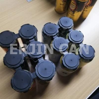 6 Pack HDPE Hard Plastic Can End Holder Clip Handle Ring