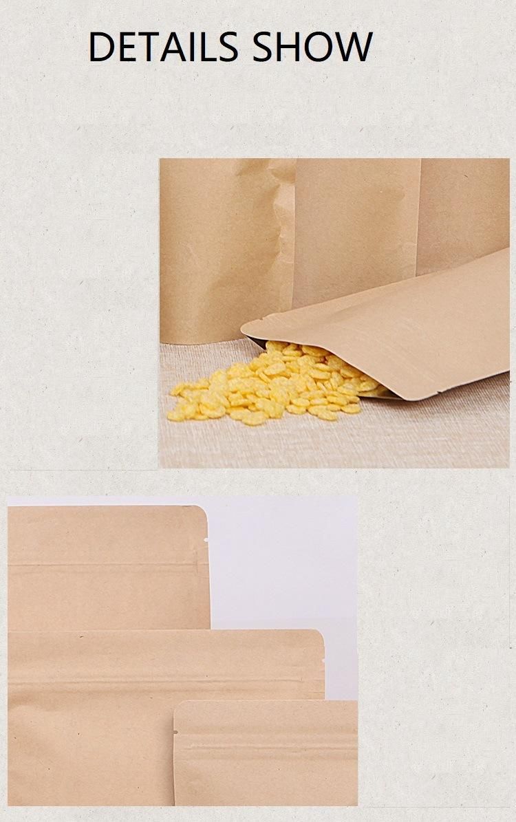 Kraft Bag 1kg/Kraft Foil Bag 1kg with Zipper/Stand up Pouch with Zipper 1kg