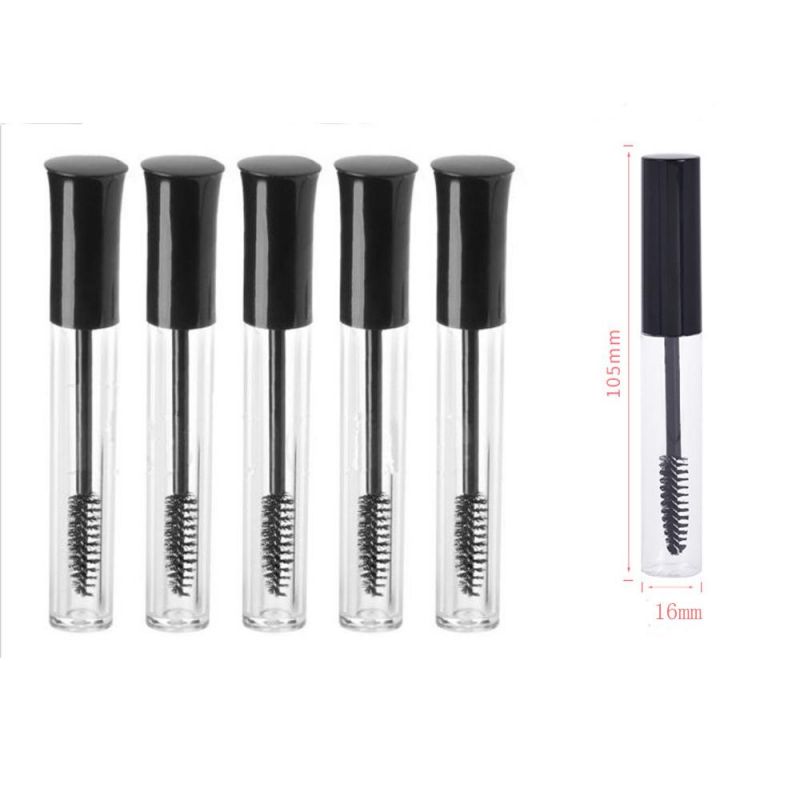 10ml Beauty Portable Empty Mascara Tube Eyelash Vial Liquid Bottle Container Black Cap Refillable Bottles Makeup Accessories