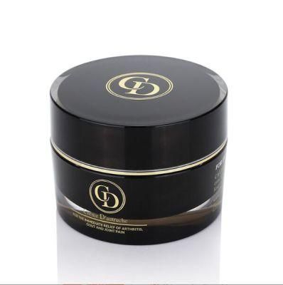Wholesale Round Empty Luxury Acrylic Cosmetic Packaging Container Skincare Mask Face Scrub Makeup Plastic Serum Cream Jar