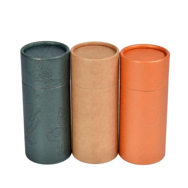 Cylindrical Cardboard Paper Tube Cans Tea Chocolate Cake Potato Chips Packaging