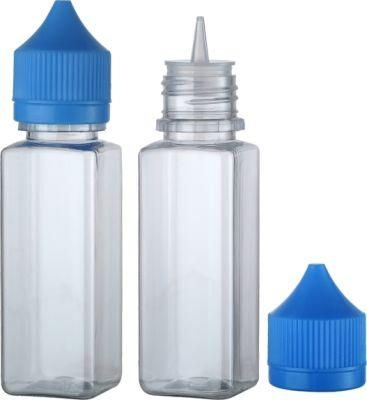 Pet04 15ml Factory Plastic Pet Dispenser Packaging Water E-Juice Crew; Tamperproof Cap; Storage Bottles for Essential Oil Sample