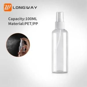 100ml Pet Plastic Round sprayer Bottle