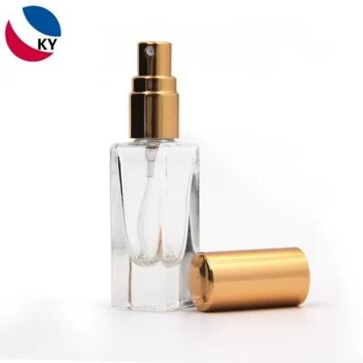 Square Empty Clear Fragrance Perfume Bottle 5ml Spray Glass Bottles