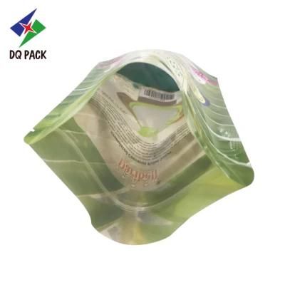 Dq Pack Custom Printed Ziplock Bag Reusable Plastic Packaging Bag Stand up Pouch for Tea Packaging