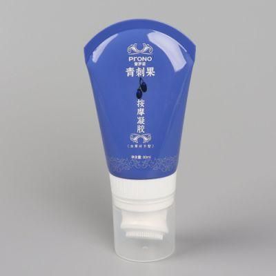 2022 New Design D40mm Face Wash Plastic Cosmetic Silicone Massage Tube with Brush Applicator