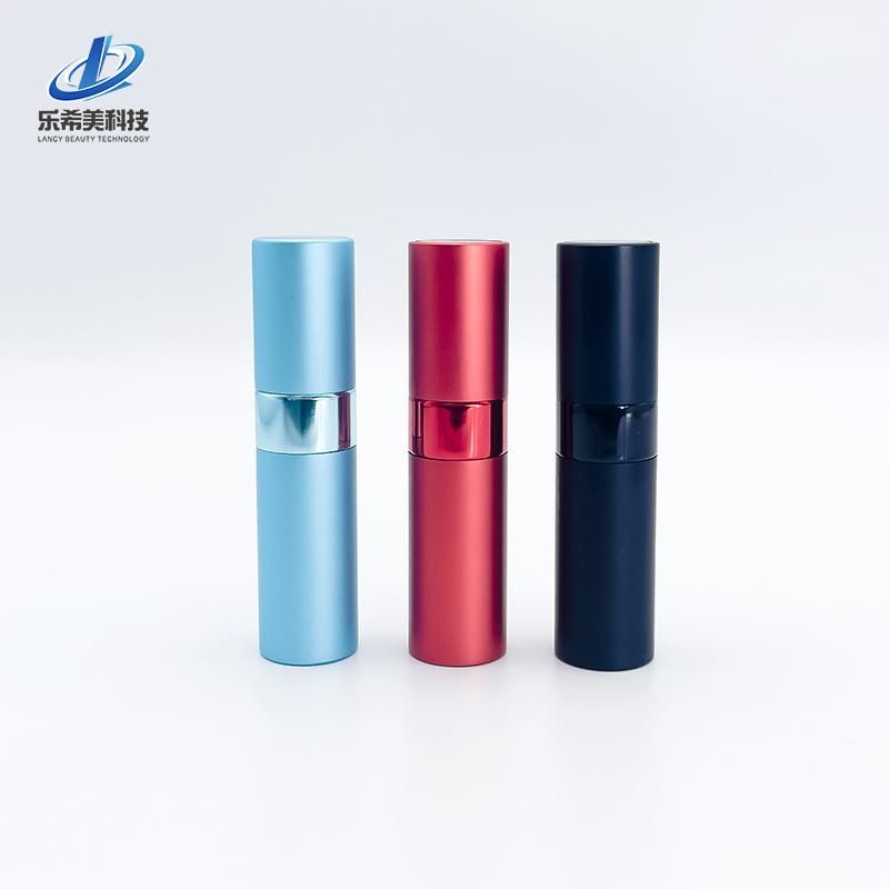 Aluminum Perfume Atomizer with Inner Glass Bottle