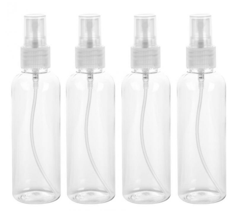 Portable 100ml Refillable Bottle Water Plastic Pressed Pump Spray Bottle Liquid Container Mini Travel Refillable Bottles