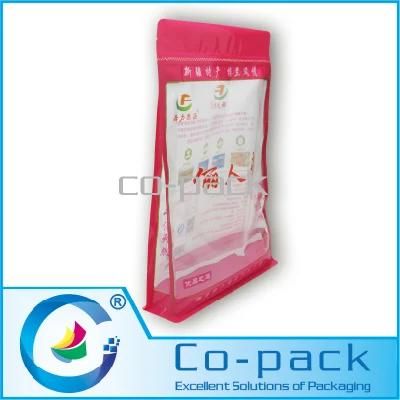 Plastic Box Bottom Bag for Date Packaging