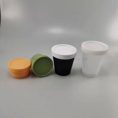 Luxury Travel Matte Plastic Lush Cream Jar 50ml 100ml 200ml 250ml PP Face Clay Cream Jar