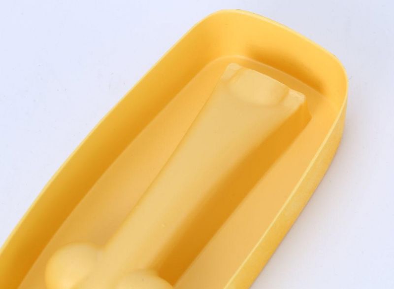 Customized Plastic Flocking Luxury PS Tray for Facial Cleanser Packaging