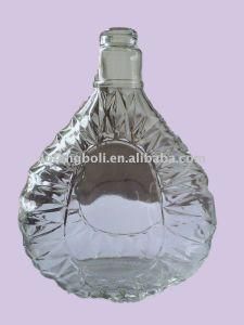 750ml Square Brandy Glass Bottle