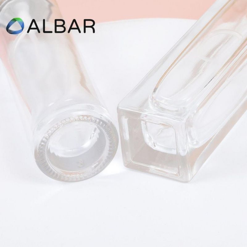 50ml Clear or Frosted Polished Mist Glass Bottles with Glossy Spray Pumps