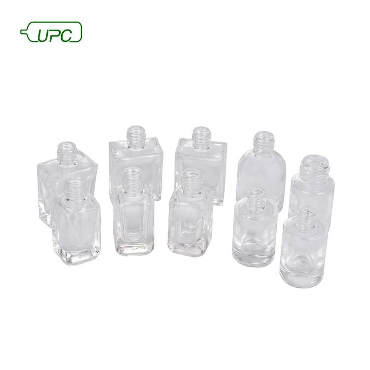 High Quality Small Square Glass Empty Nail Polish Bottle Glass