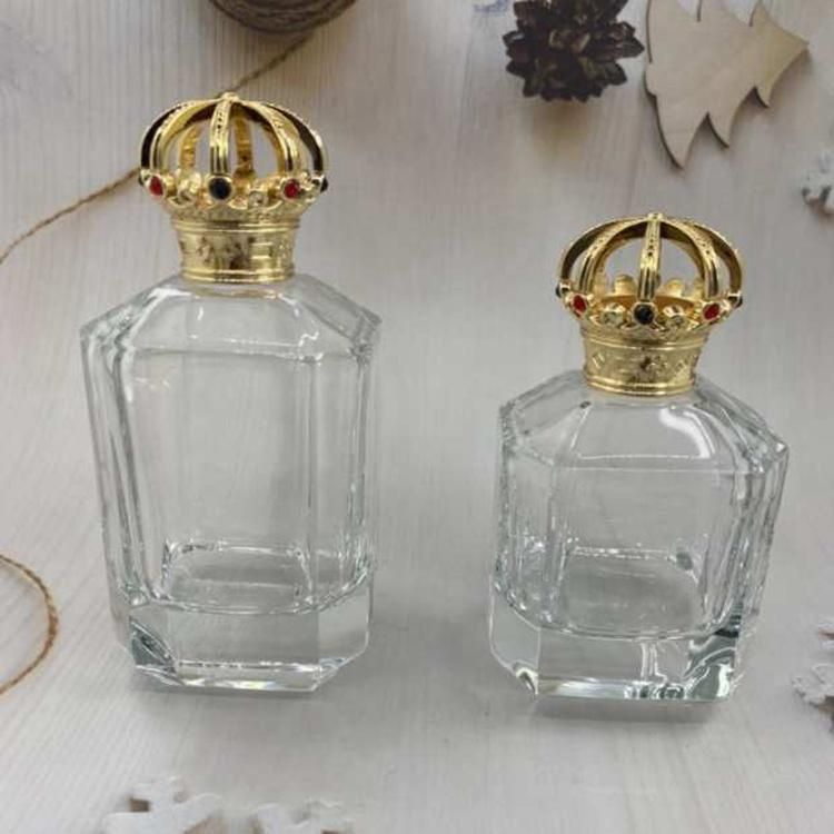 Hot Sale 100ml Luxury Glass Clear Spray Perfume Bottles Cosmetic Packaging Bottle