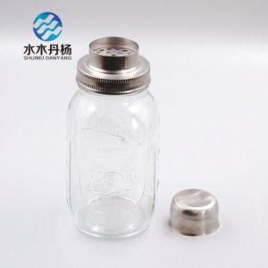 1000ml 1liter Mason Glass Jar with Metal Lid for Food Packaging