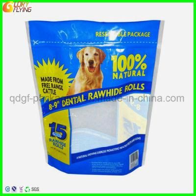 Matte Finished Plastic Bag with Zipper for Packing Dog Foods