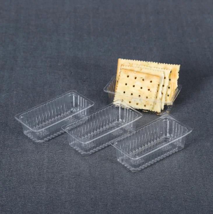 Customized Biodegradable Clear Plastic Blister Biscuit Insert Tray