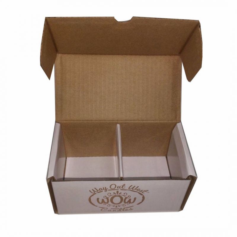 Customized Golden Foil Paper Packing Box with Devider