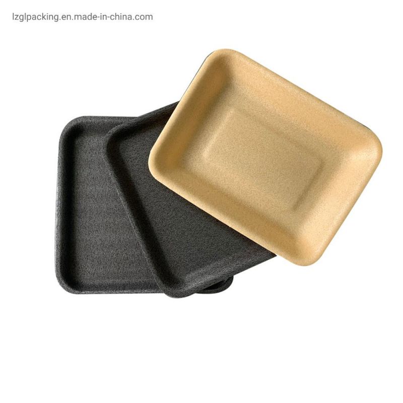 Polylactide 100% Biodegradable Seafoof Tray with Absorbent Pad