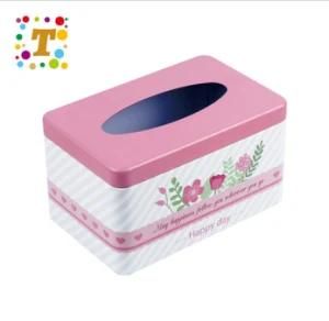 Foreign Trade Rectangular Paper Towel Tin Box