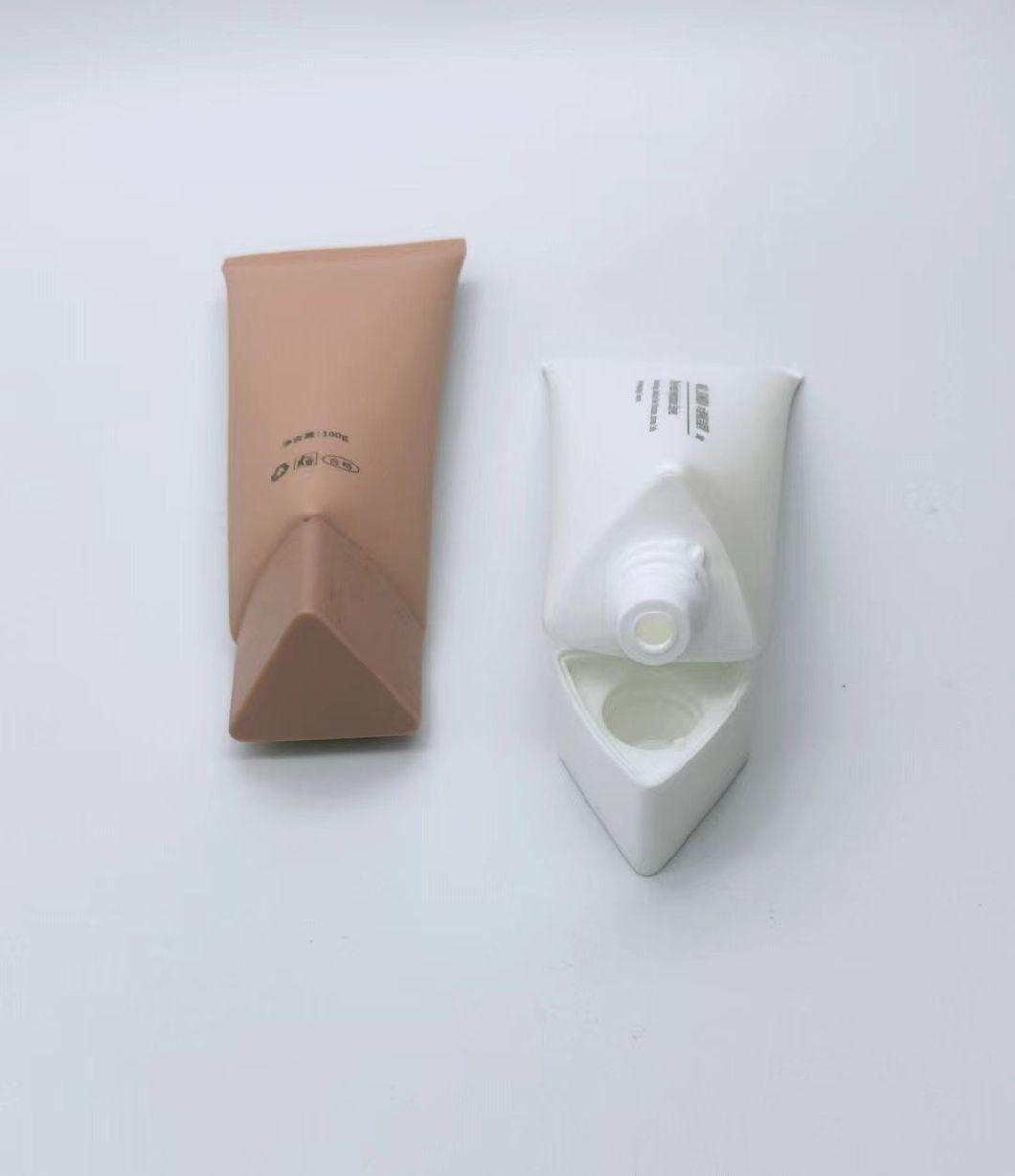 Hand Cream PE Plastic Squeeze Tube with Octagonal Cap for Hand Cream Packaging