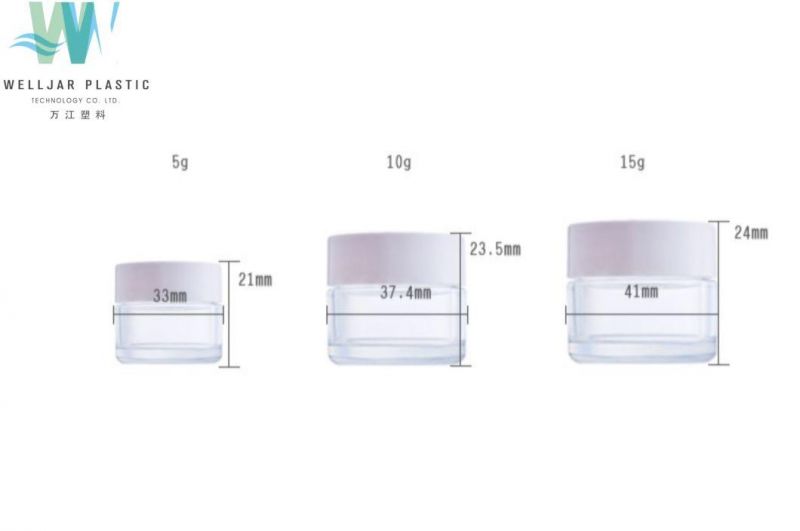 Biodegradable Labeling Airtight Storage Lotion Pet Sub Jar