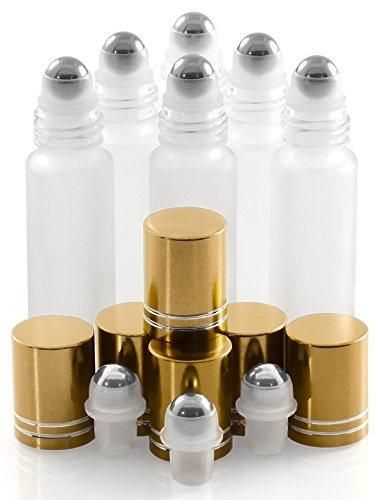 10ml Roll on Glass Perfume Bottle with Metal Roll Ball