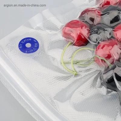 Reusable Customized Size Zipper Food Vacuum Packaging Bag with Air Valve