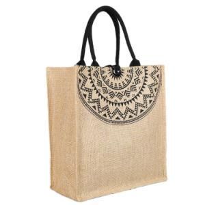 Promotional Shopping Reusable Tote Jute Bag