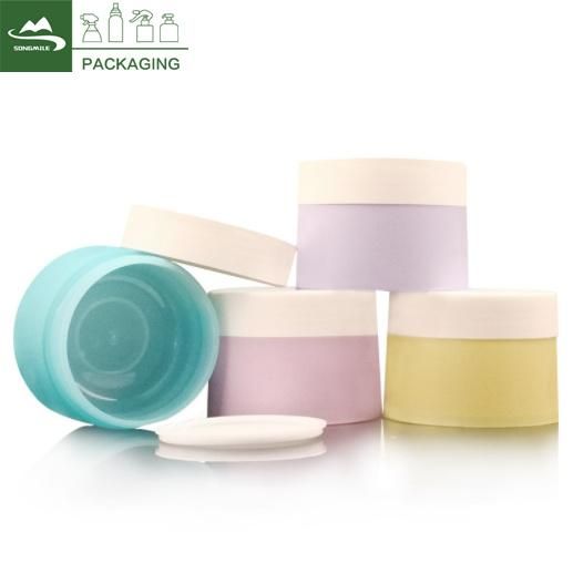 30g 50g PP Customized Color Double Wall Cosmetic Packaging Cream Jar