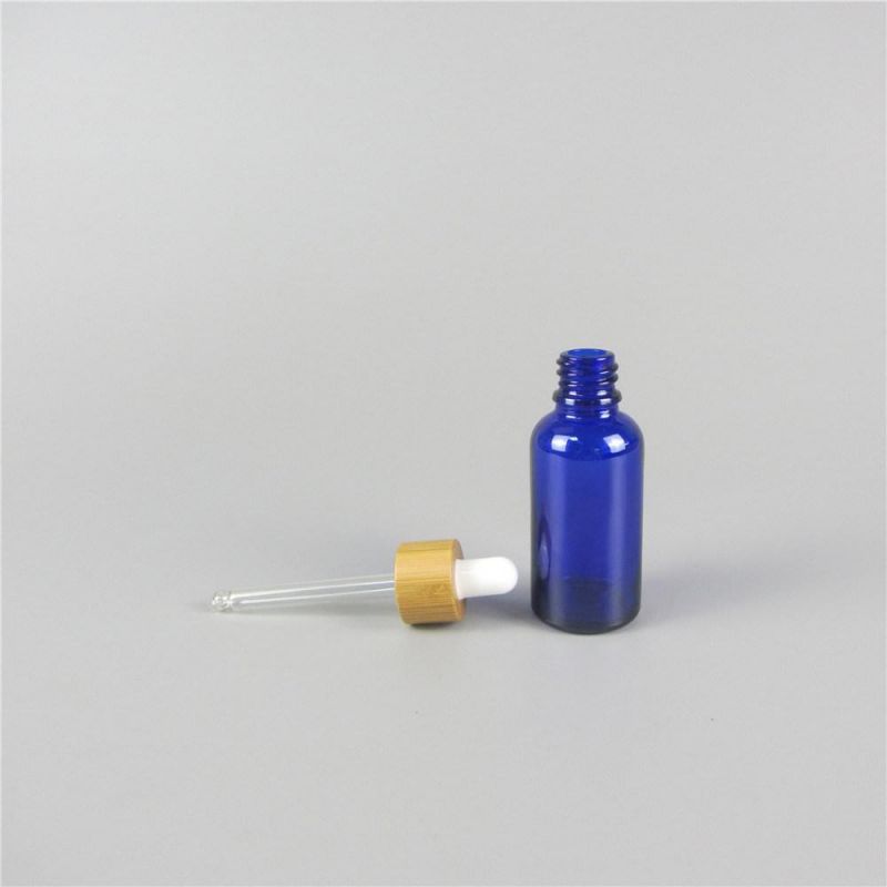 Round Shape Glass Transparent Glass Empty Dropper Bottle