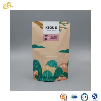 Xiaohuli Package China Sustainable Coffee Bags Factory Stand up Pouch Plastic Zip Lock Bag for Tea Packaging