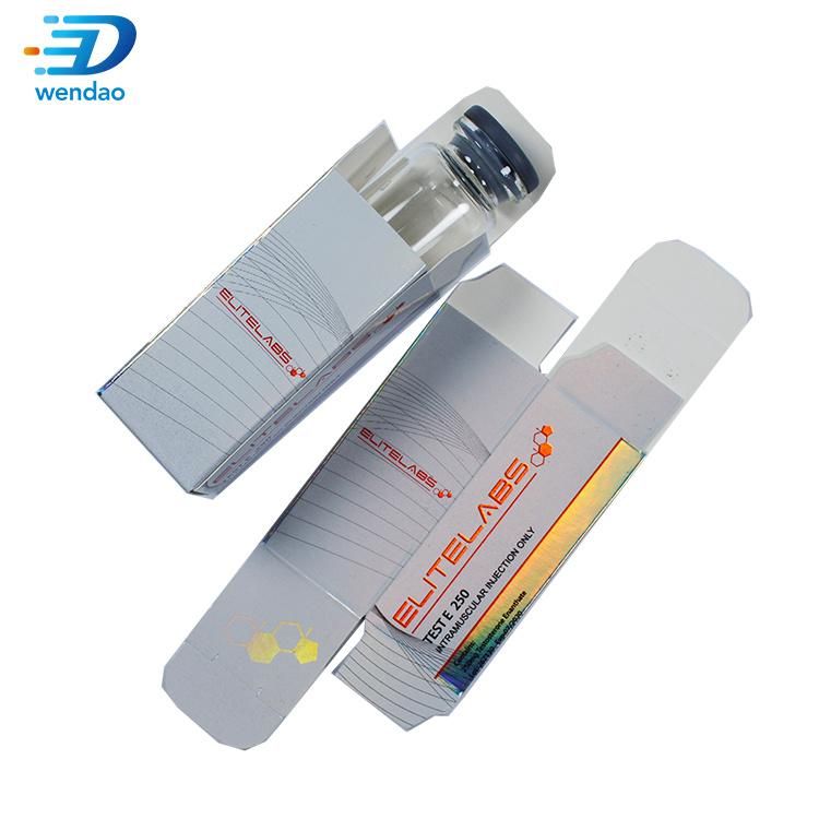 Custom New Design Logo Printing 10ml Vial Box for Deca