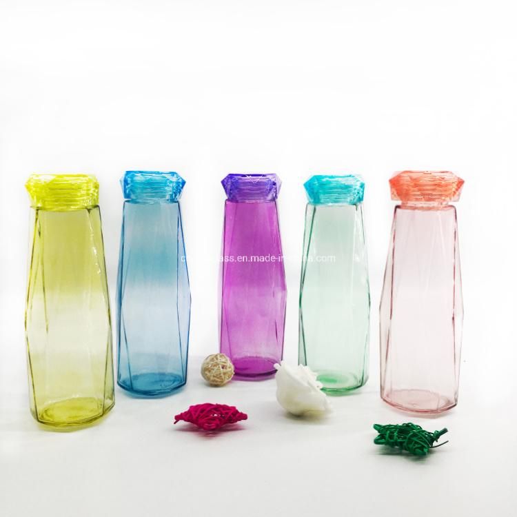 Cute 420ml Glass Sports Water Bottle in Five Color