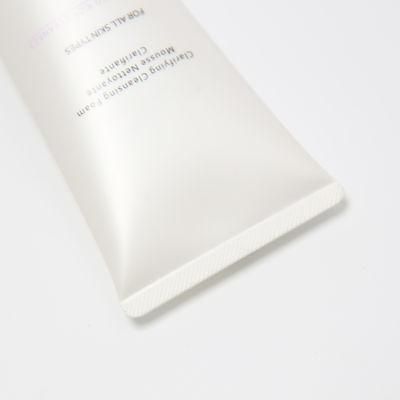 Empty Plastic Frost Sample Cosmetic Soft Tube with Flip Caps for Facial Cleanser and Hand Cream