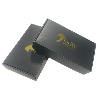 Gold Stamping Black Packaging Box