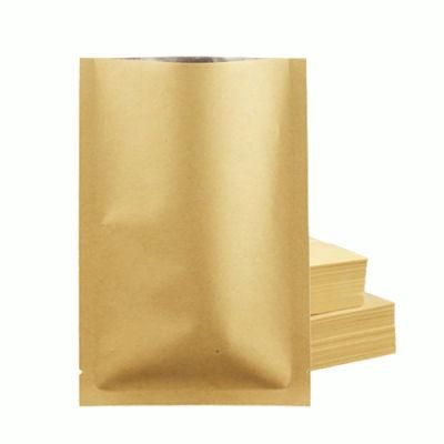 Three Side Heat Sealed Aluminum Foil Paper Bag with Tear Notch